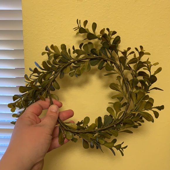 Target Wall Decor Target Green Fake Wreath Poshmark